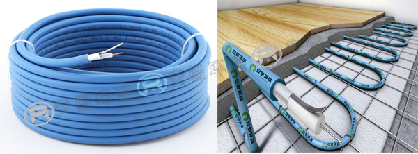 發(fā)熱電纜產品和安裝示意圖